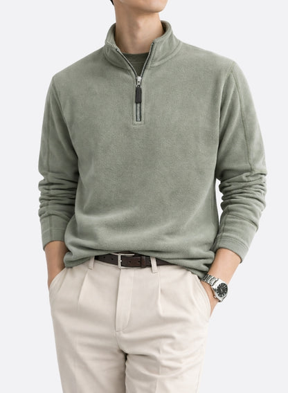 Men’s Half-Zip Stand Collar Fleece