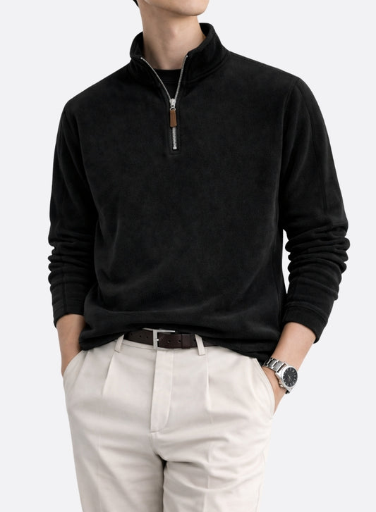 Men’s Half-Zip Stand Collar Fleece