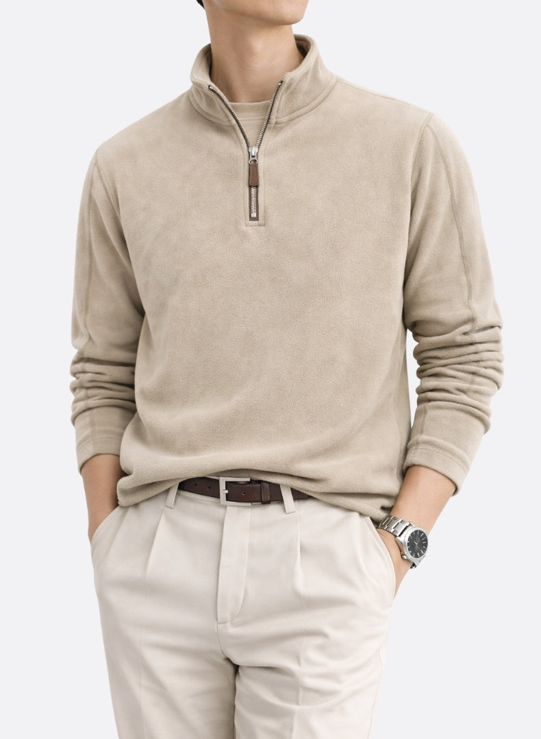 Men’s Half-Zip Stand Collar Fleece