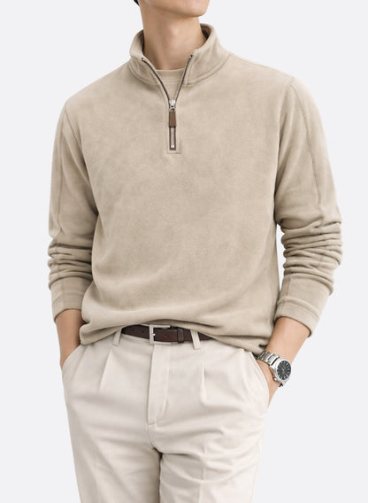 Men’s Half-Zip Stand Collar Fleece