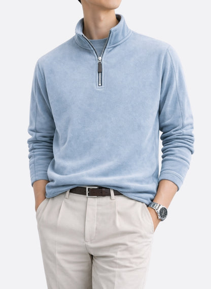 Men’s Half-Zip Stand Collar Fleece