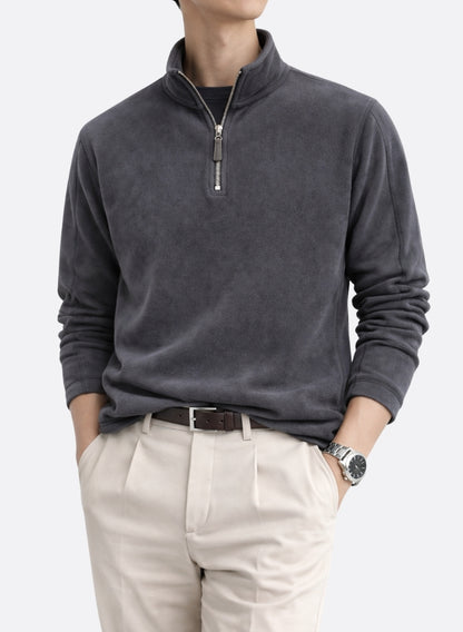 Men’s Half-Zip Stand Collar Fleece