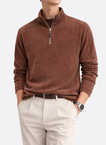 Men’s Half-Zip Stand Collar Fleece