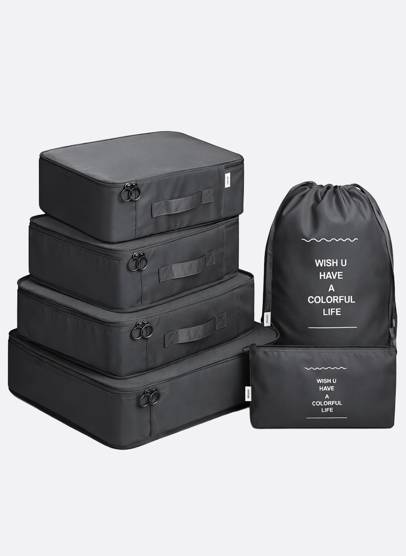 Travel Packing Organiser Set – 6-Piece Essential