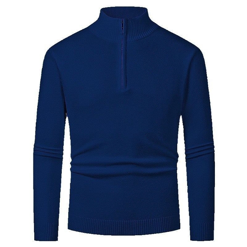 Premium Quarter-Zip Knit Sweater