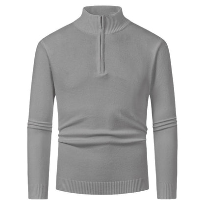 Premium Quarter-Zip Knit Sweater