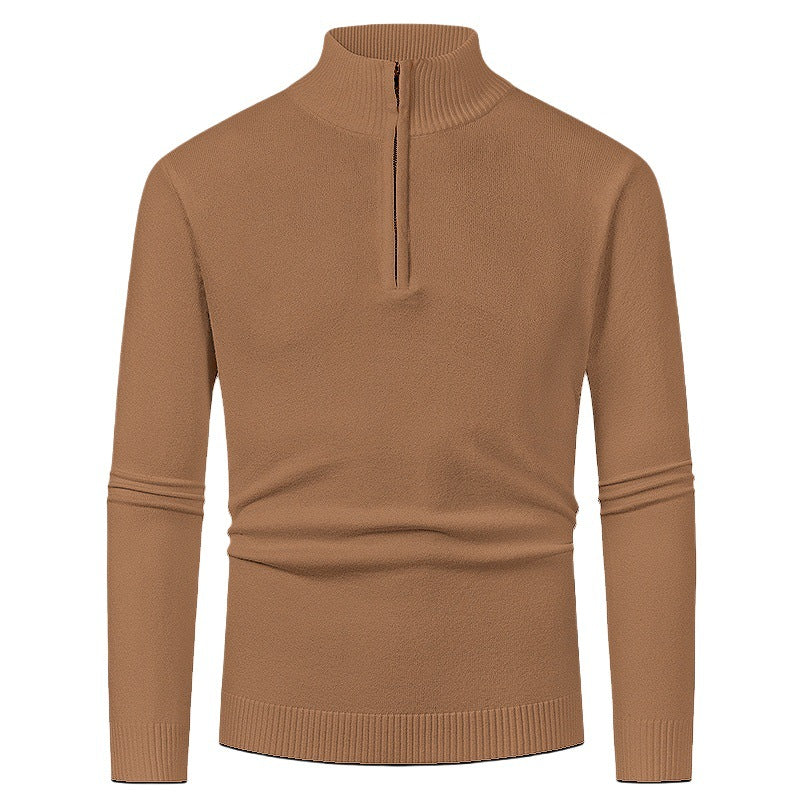 Premium Quarter-Zip Knit Sweater
