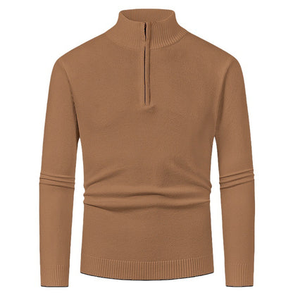 Premium Quarter-Zip Knit Sweater
