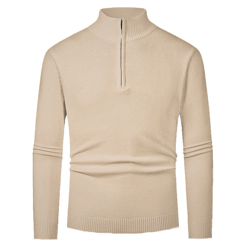 Premium Quarter-Zip Knit Sweater