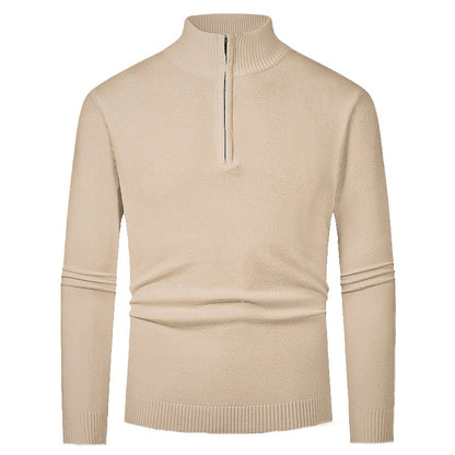 Premium Quarter-Zip Knit Sweater