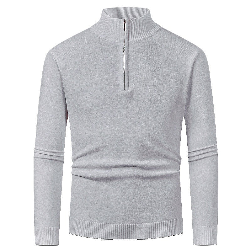 Premium Quarter-Zip Knit Sweater