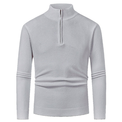 Premium Quarter-Zip Knit Sweater