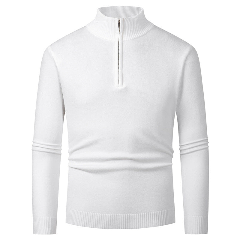 Premium Quarter-Zip Knit Sweater