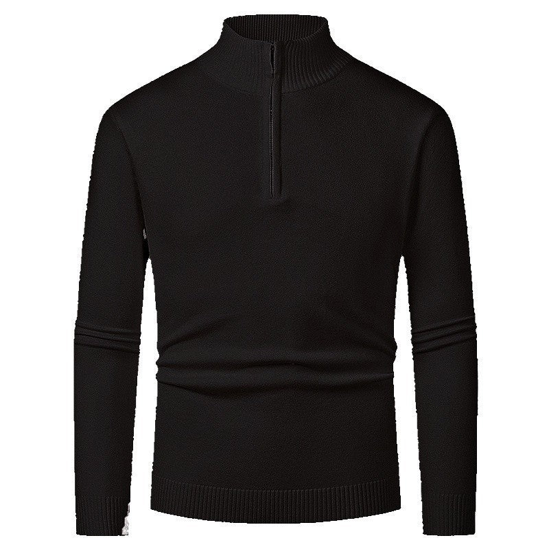 Premium Quarter-Zip Knit Sweater
