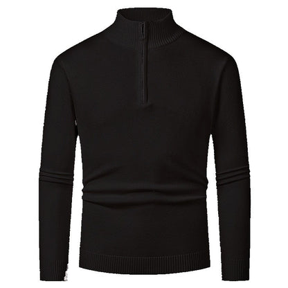 Premium Quarter-Zip Knit Sweater